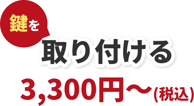 鍵を取り付ける