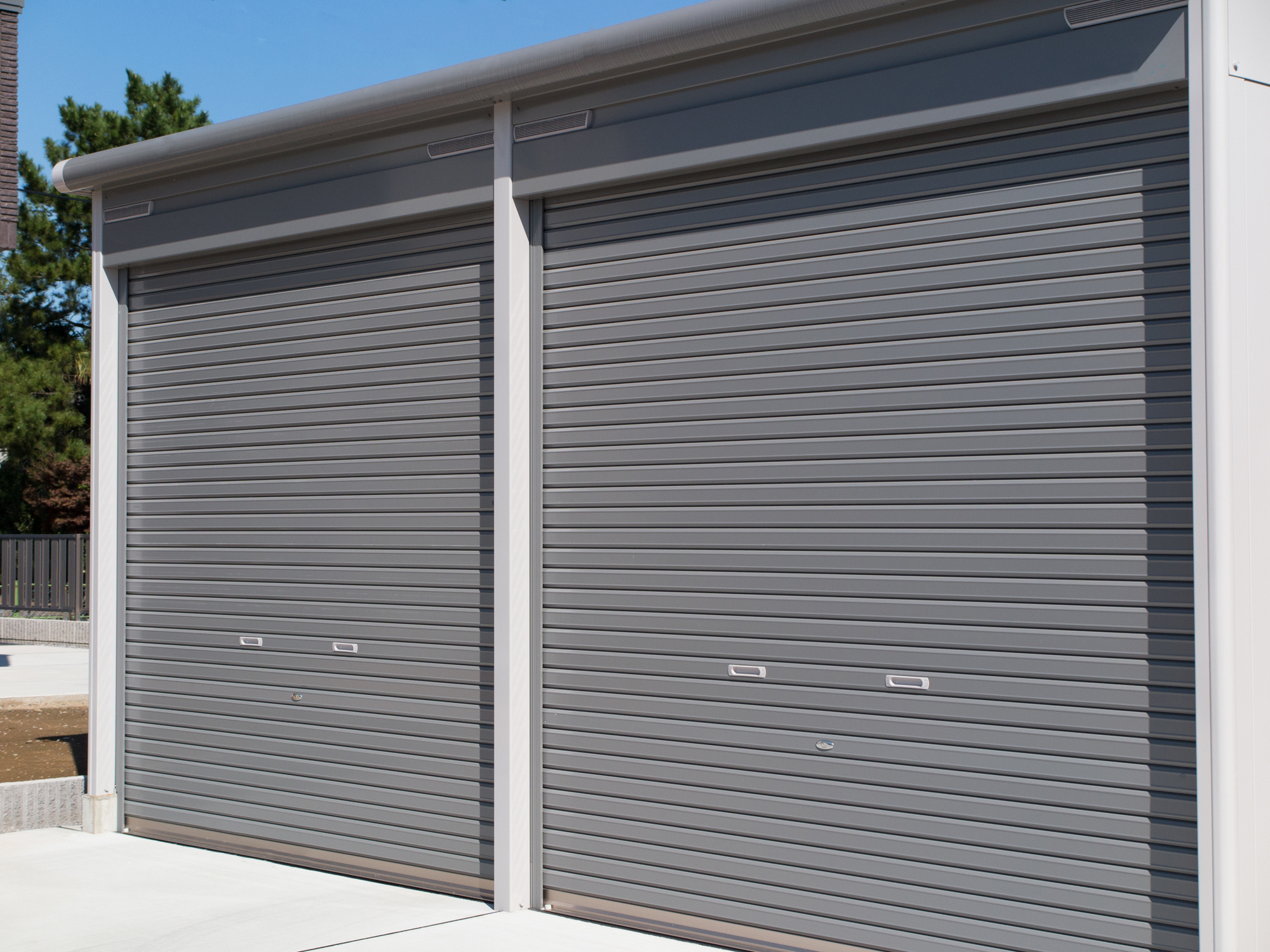 車庫シャッターの鍵が劣化していて不安