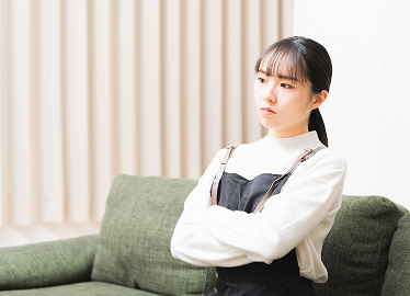 賃貸の引き戸に鍵がなく、女性一人暮らしで不安でしたの状況